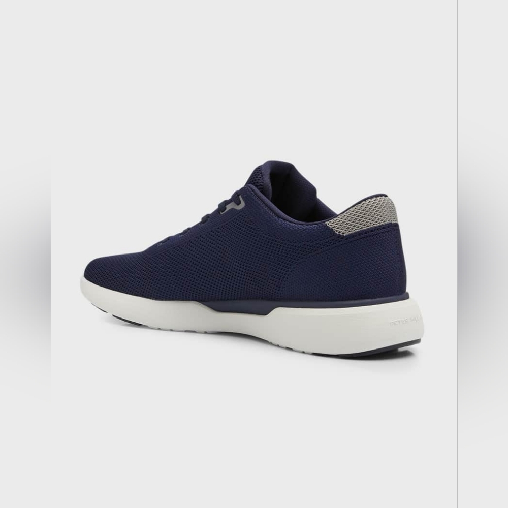 Peter Millar Men's Glide Mesh Low-Top Sneakers, Navy, Size 10.5